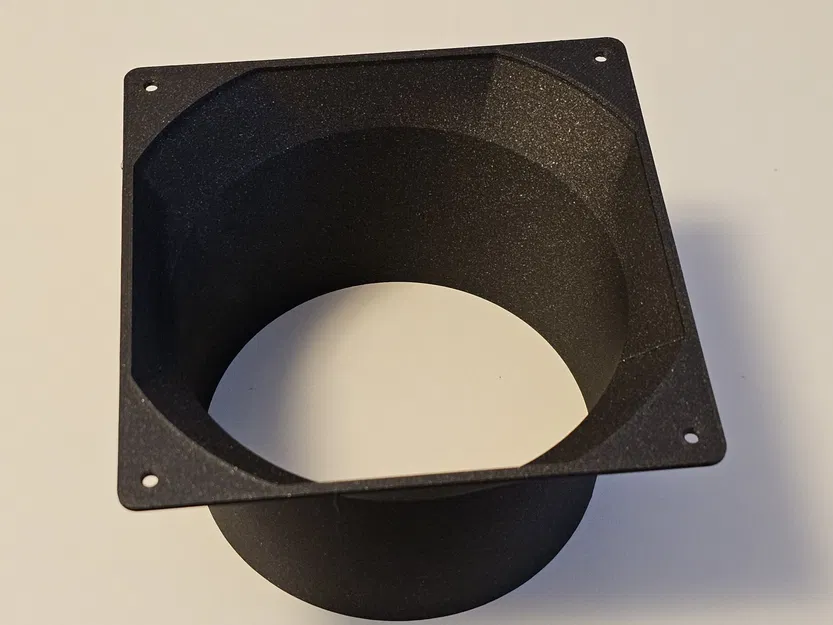 Bộ Chuyển Đổi Quạt 140mm Sang Ống Xoắn PVC 125mm - Image 4