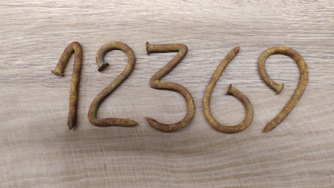 Số từ đinh đóng tường cho đồng hồ treo tường - Image 1