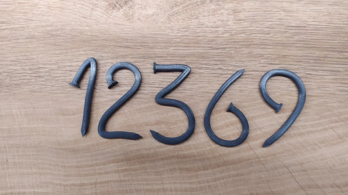 Số từ đinh đóng tường cho đồng hồ treo tường - Image 2