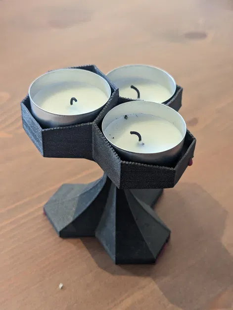 Chân Nến Tealight Phong Cách Low Poly - Image 1