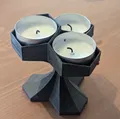 Chân Nến Tealight Phong Cách Low Poly - Thumbnail 1