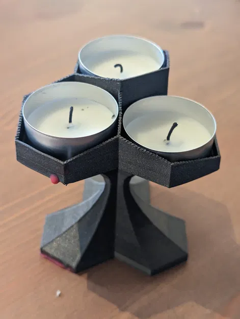 Chân Nến Tealight Phong Cách Low Poly - Image 2