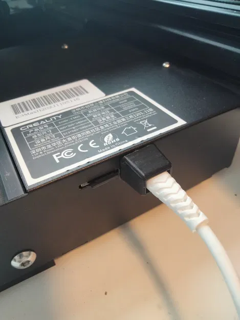 Micro usb support block for ender 3 printers - Image 1