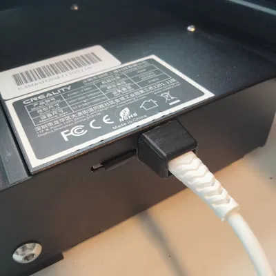Micro usb support block for ender 3 printers