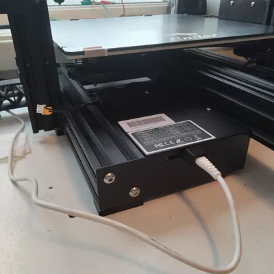 Micro usb support block for ender 3 printers