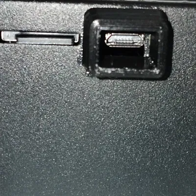 Micro usb support block for ender 3 printers