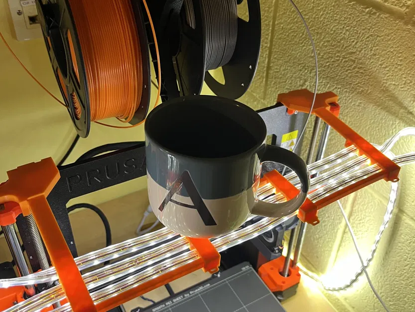 Prusa MK4 lighting strip mount - Image 2