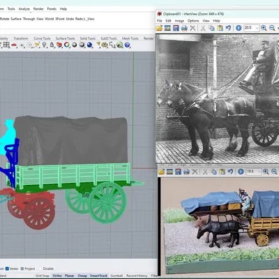C&D - Xe ngựa cải tiến (tỷ lệ 1:148)