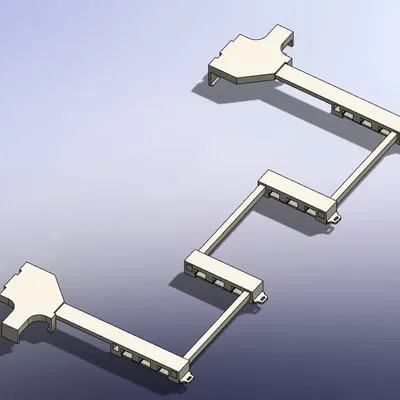 Prusa MK4 lighting strip mount