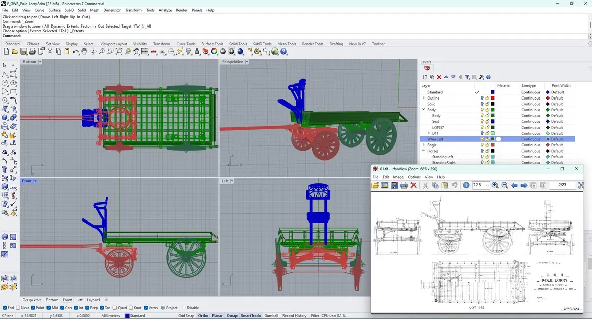 C&D - Xe ngựa cải tiến (tỷ lệ 1:148) - Image 5
