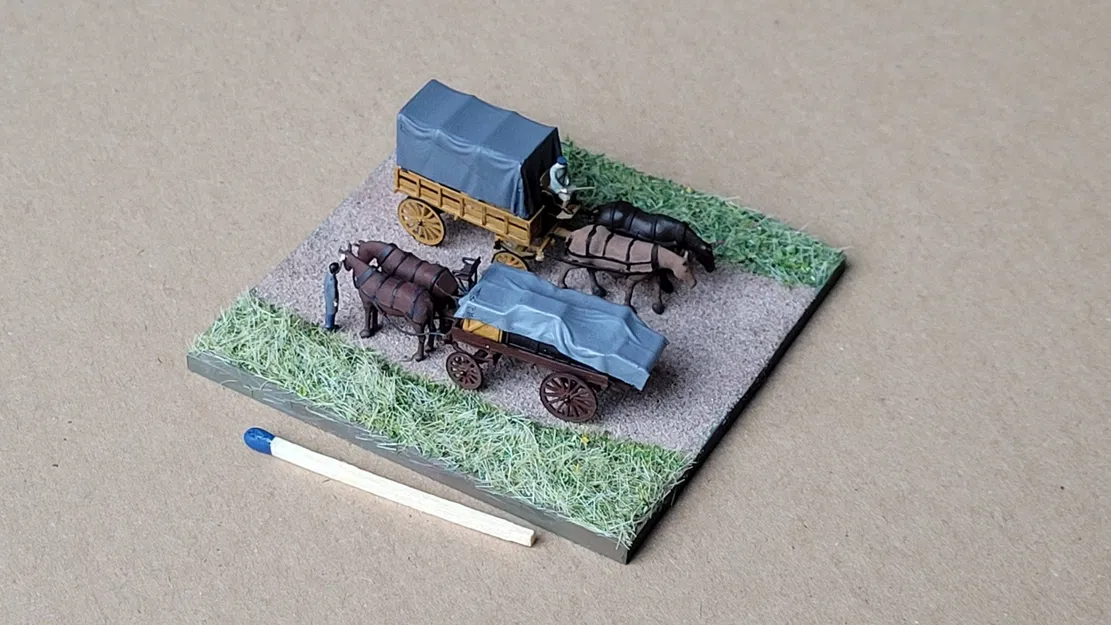 C&D - Xe ngựa cải tiến (tỷ lệ 1:148) - Image 11