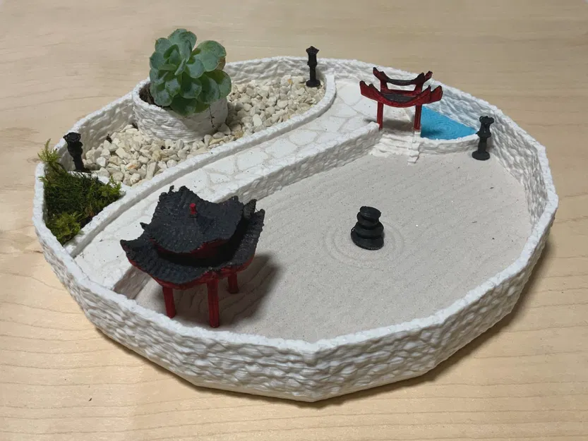 Vườn Thiền Với Vân Đá - Image 1