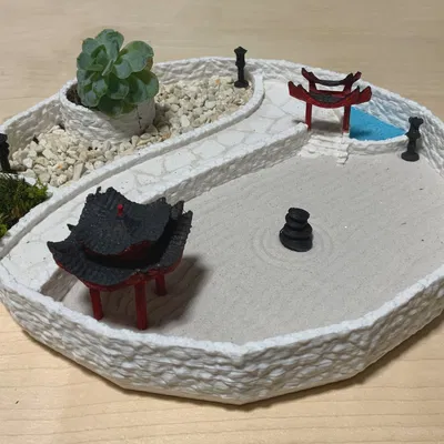 Vườn Thiền Với Vân Đá