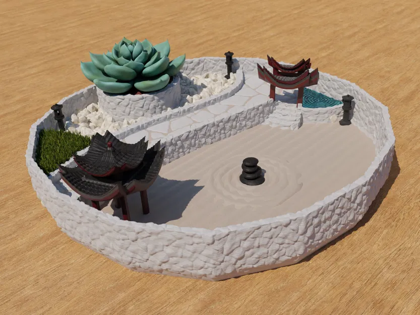 Vườn Thiền Với Vân Đá - Image 2