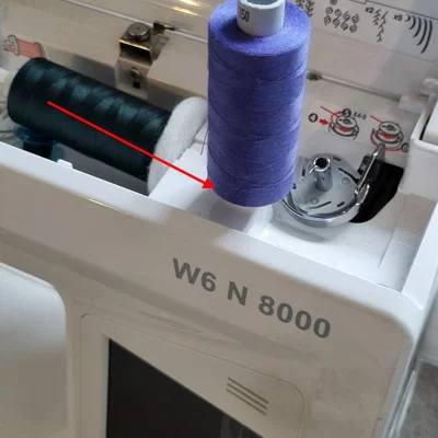 Giá đỡ cuộn chỉ ngoài W6 - Garnrollenhalter