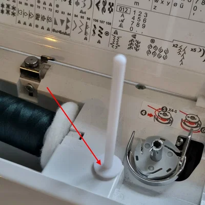 Giá đỡ cuộn chỉ ngoài W6 - Garnrollenhalter