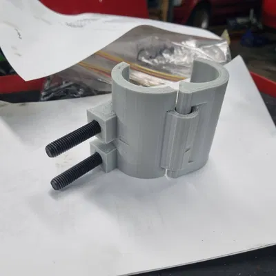 Coolant re-route bracket 2 hole