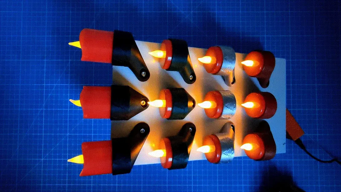 LED tealight holder wall mount V1.1 - Image 2