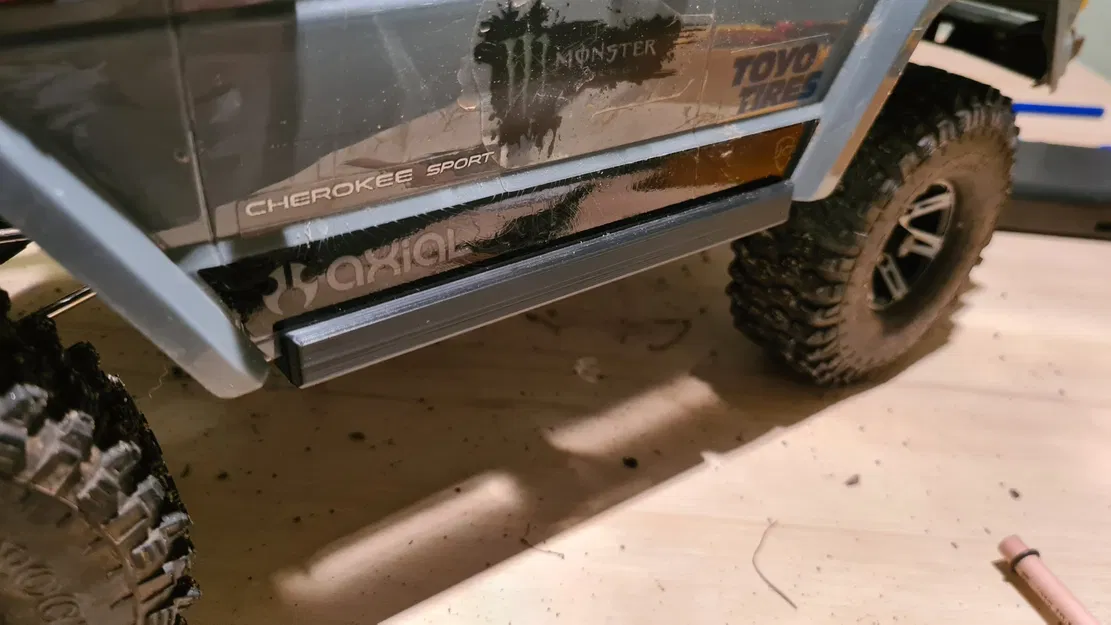 Ốp Sườn (Rock Slider) Cho Xe Jeep Cherokee SCX10 - Image 1