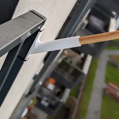 Giá đỡ cờ (phiên bản dây rút) cho trụ 24mm