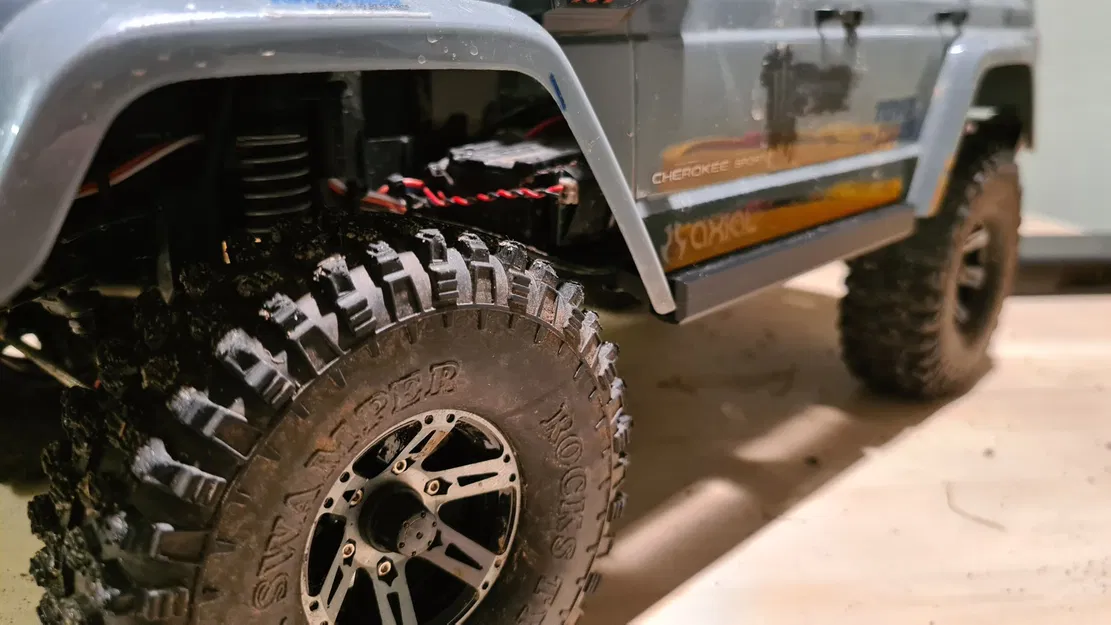 Ốp Sườn (Rock Slider) Cho Xe Jeep Cherokee SCX10 - Image 2