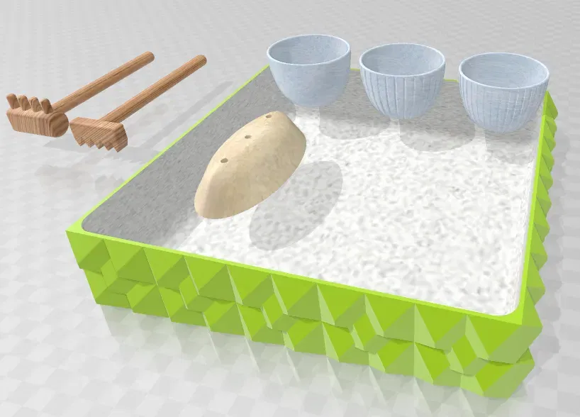 Bộ Vườn Thiền Mini Tự In - Image 1