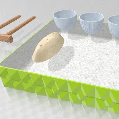 Bộ Vườn Thiền Mini Tự In