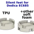 Chân đế chống ồn cho máy pha cà phê Dedica EC685 - Thumbnail 1