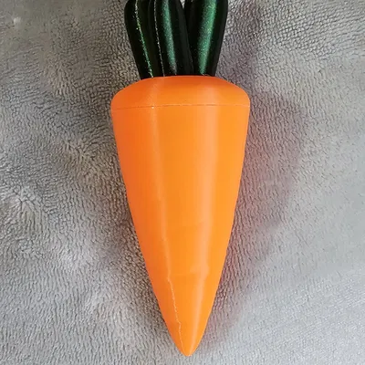 Mô hình 3D Củ Cà Rốt Dễ Thương