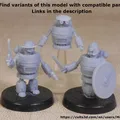 Mô Hình Robot Đồng Hồ Bay Miniature Người Máy Chế Tạo Homunculus Phục Vụ Game Bàn - Thumbnail 5