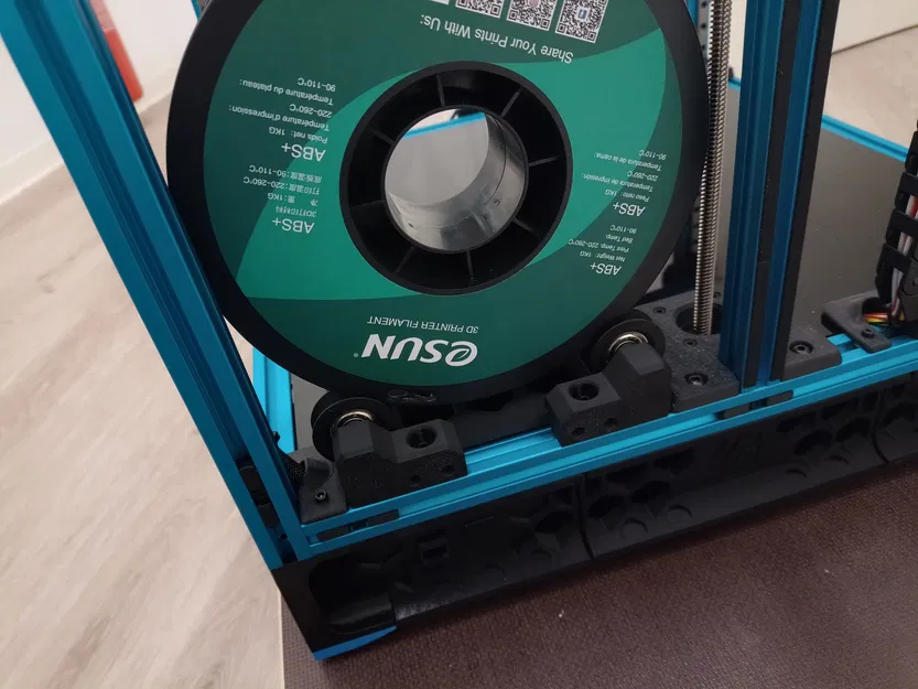 Simplified Modular Spool Holder - Standalone or Extrusion Mounted, Parametric CAD included - Image 2