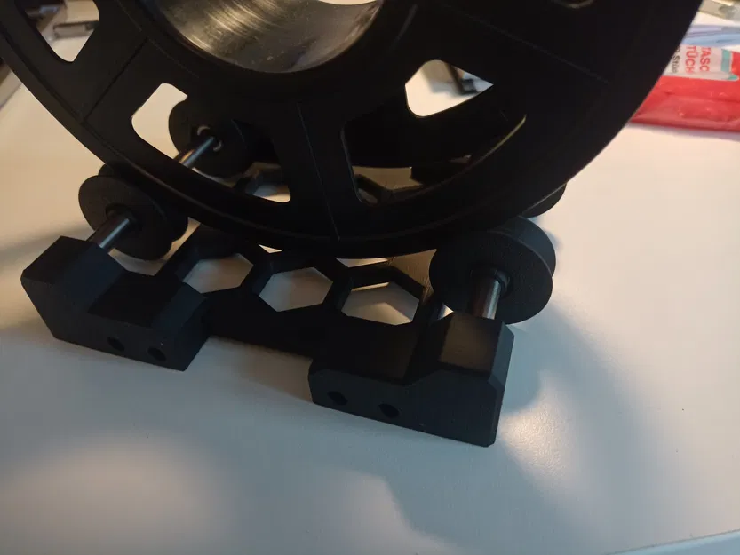 Simplified Modular Spool Holder - Standalone or Extrusion Mounted, Parametric CAD included - Image 3