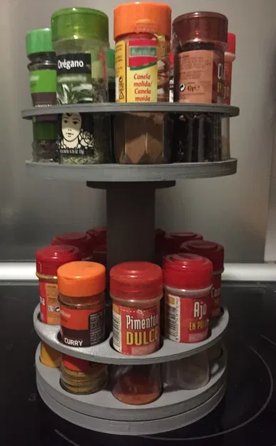 Đế Đựng Gia Vị Xoay 3D - Image 1