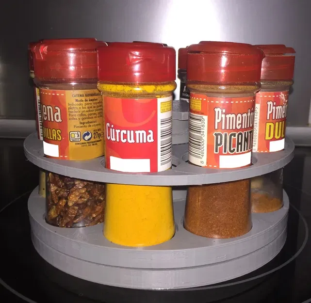 Đế Đựng Gia Vị Xoay 3D - Image 5