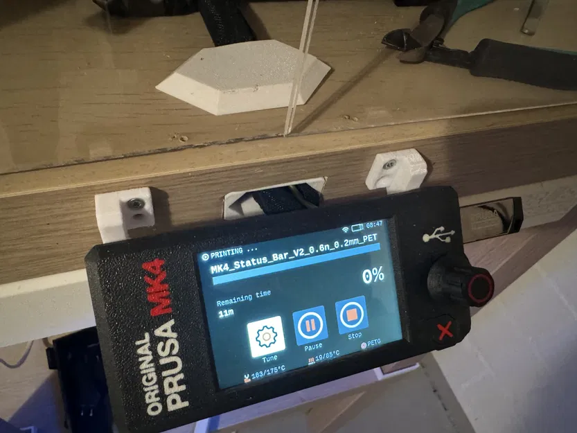 Giá đỡ màn hình Prusa MK4 cho Tủ Ikea Lack - Image 1