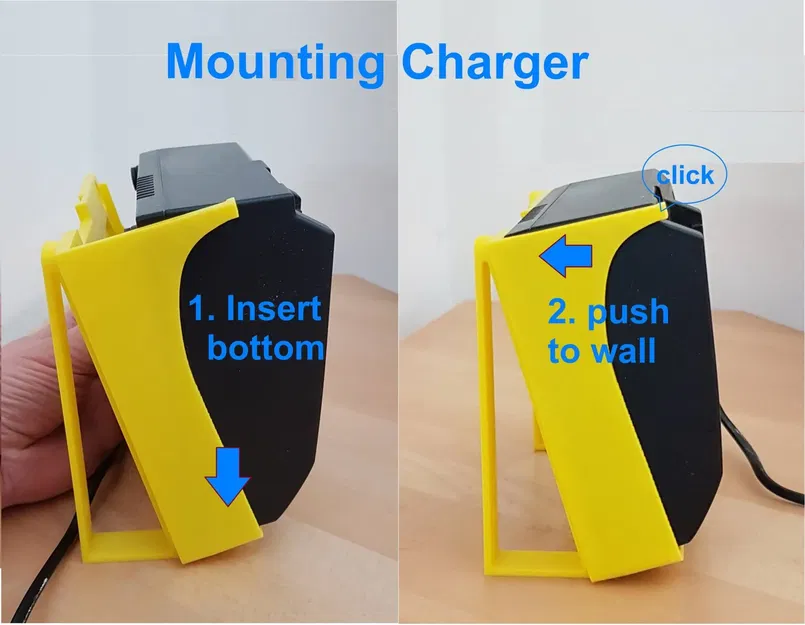 Makita Charger DC18RC Wall Mount - Image 2
