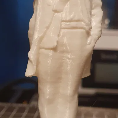 Tượng Columbo Hungary làm từ photogrammetry (3D scan)