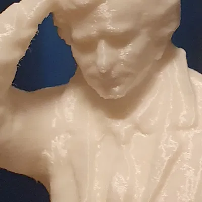 Tượng Columbo Hungary làm từ photogrammetry (3D scan)