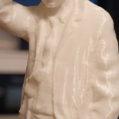 Tượng Columbo Hungary làm từ photogrammetry (3D scan)