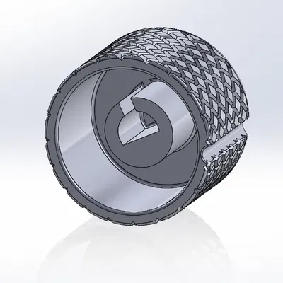 Nút xoay đơn giản cho bộ điều khiển quạt (Biểu tượng Allomantic)