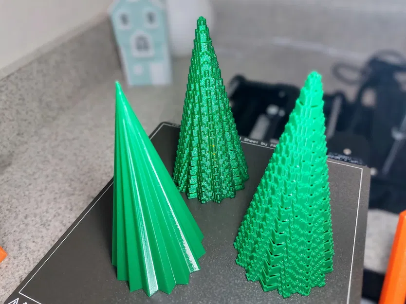 Cây Thông Noel Pixel - Dễ Dàng In Vase Mode - Image 1