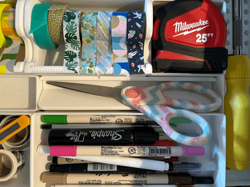 Khay Đựng Dụng Cụ Gridfinity Góc 45 Độ (Kéo, Dao Olfa) - Image 3