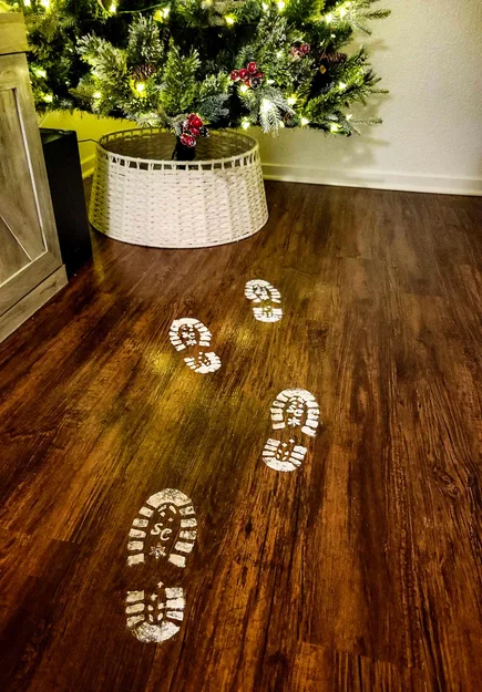 Santa Boot Print - Image 1