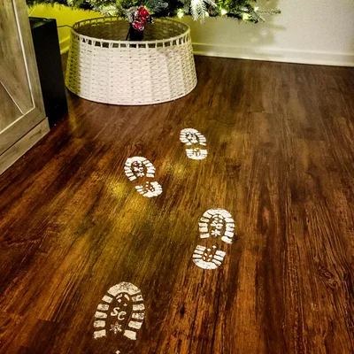 Santa Boot Print