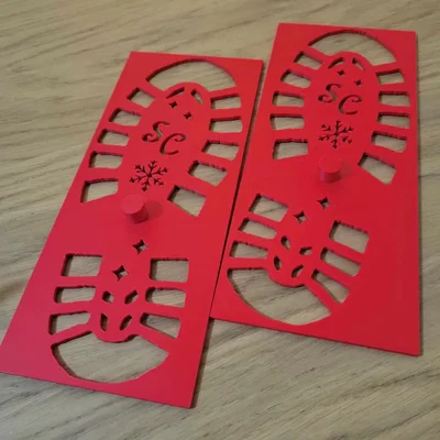 Santa Boot Print