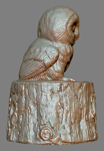 Owl themed planter/desk organizer/item holder - Image 9