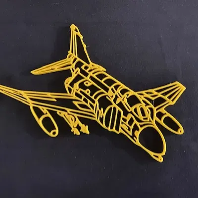 Tranh tường Mô hình F-4 Fighter