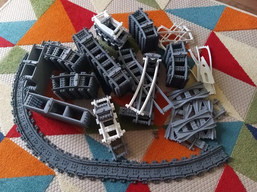 Lego City rails storage pin - Image 1