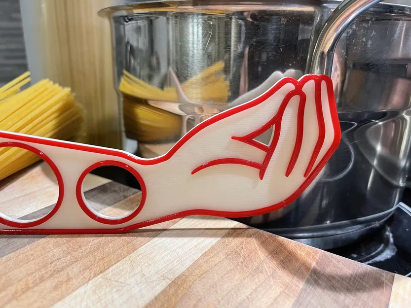 "Italian Gesture" Spaghetti Measure - Image 2