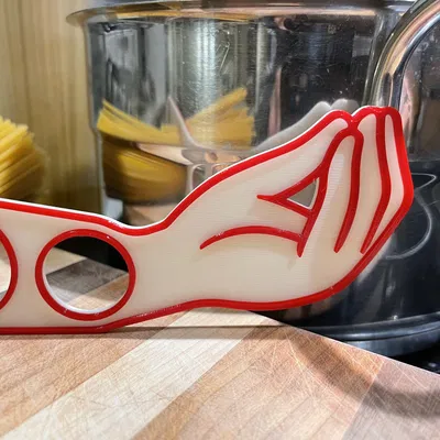 "Italian Gesture" Spaghetti Measure